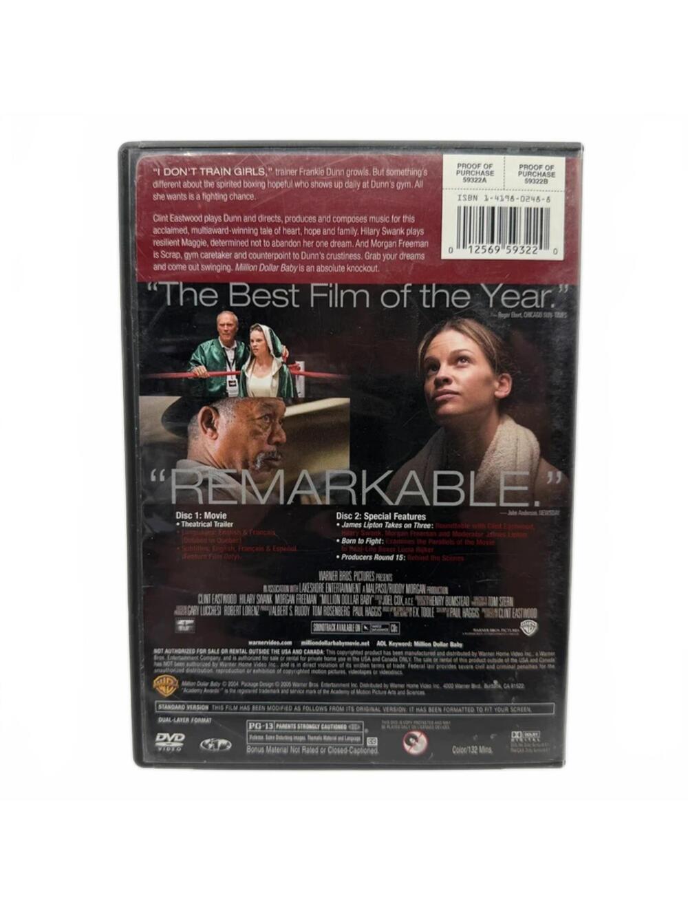 Million Dollar Baby (2004) - DVD Movie - Sport / Drama - Picture 2 of 4